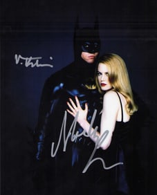 Batman and Vicky Vale signed 8x10 photo