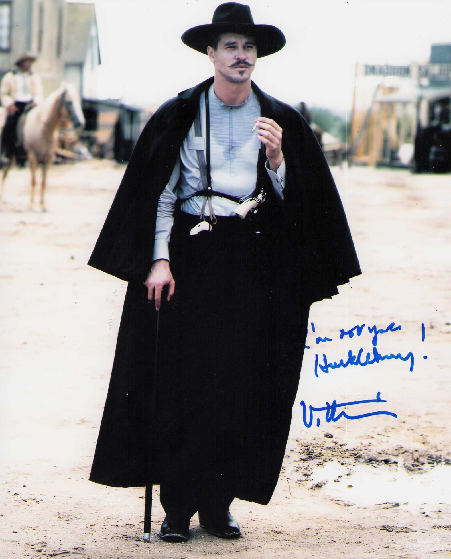 Val Kilmer Tombstone with Quote signed 8x10 photo (1 of 1)