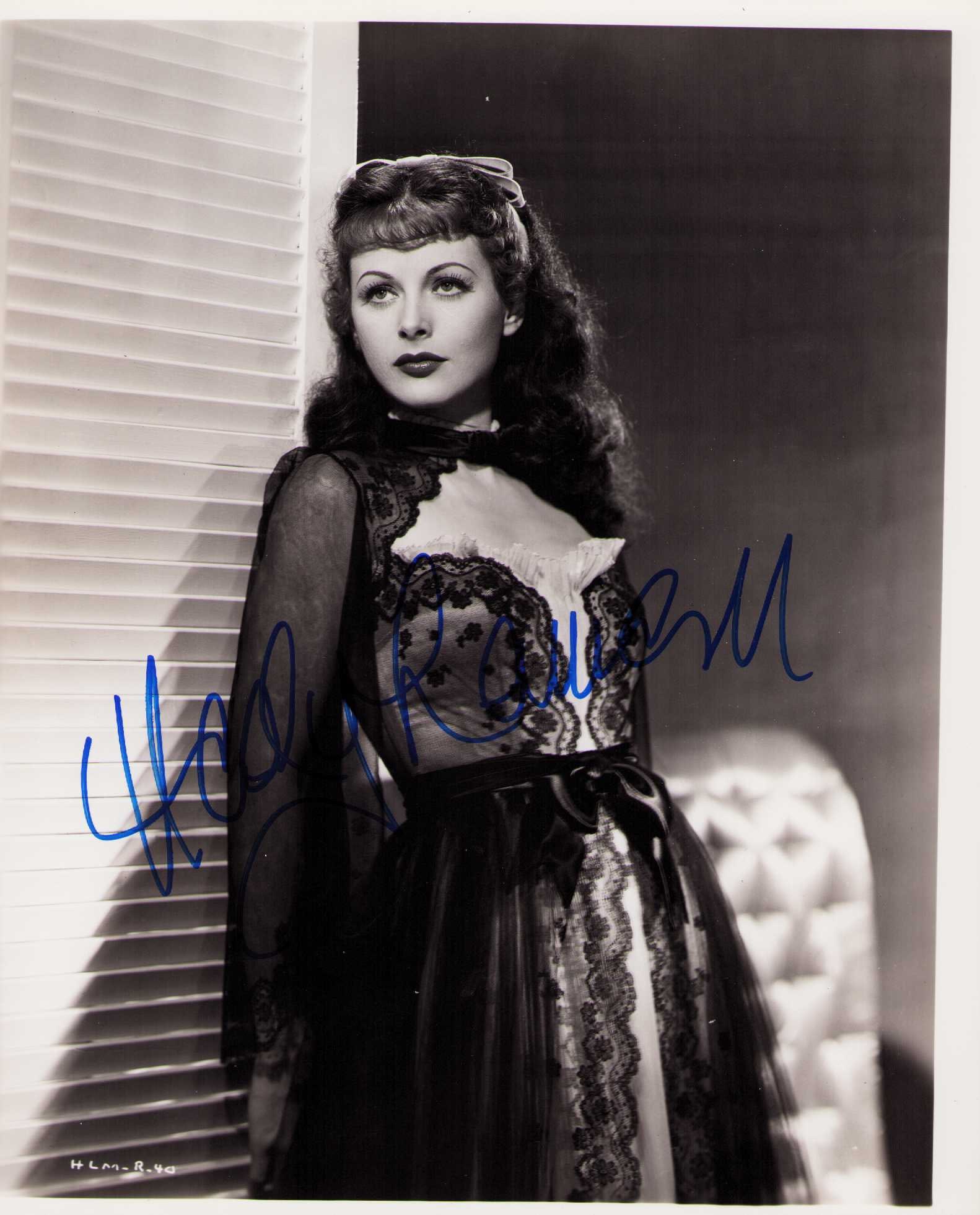 Hedy Lamarr signed photo 8x10 (1 of 1)