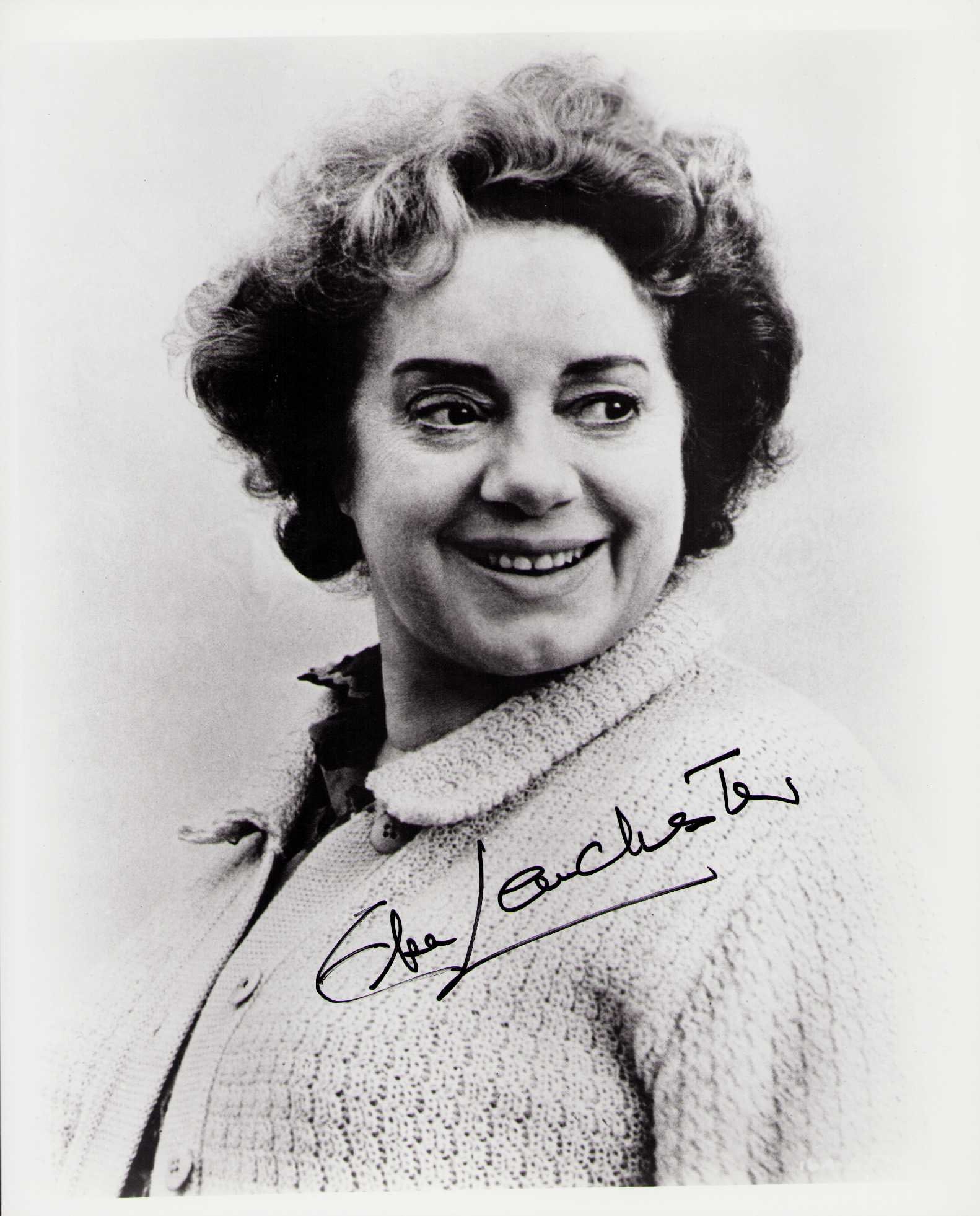 Elsa Lanchester signed 8x10 photo (1 of 1)