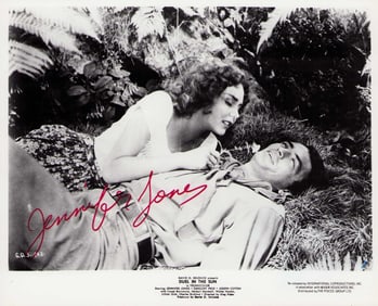Jennifer Jones in person signed rare 8x10 photo