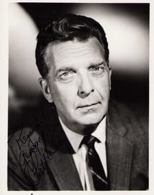 Chet Huntley signed 8x10 photo