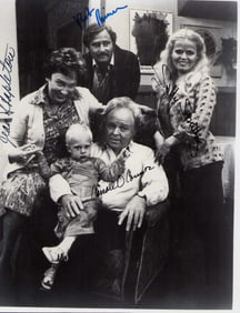 All in the Family signed cast photograph 8x10