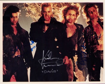 Lost Boys signed cast photograph