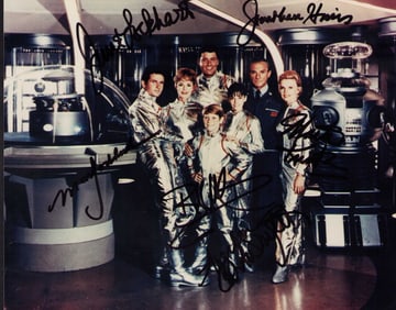 Lost in Space cast signed photograph