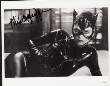 Michelle Pfeiffer Catwoman signed photo