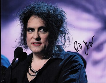 Robert Smith signed photo from The Cure