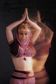 Barbara Eden signed Jeannie photo