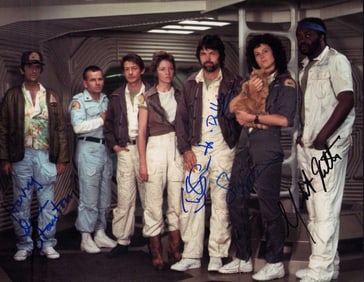 Alien cast signed photograph