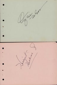 Ozzie and Harriet Nelson signatures