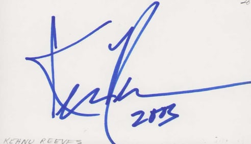 Keanu Reeves signature