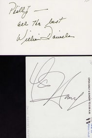 William Daniels signature