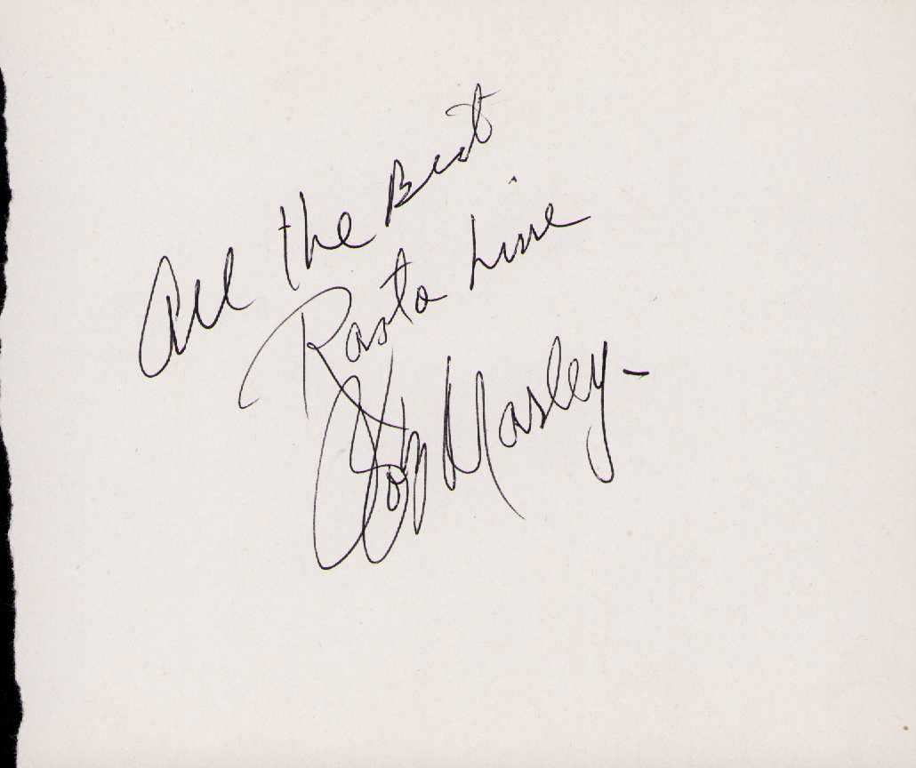 Bob Marley signature (1 of 1)