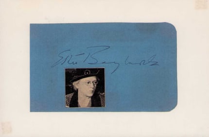 Ethel Barrymore signature