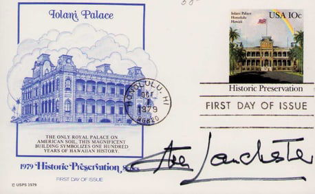 Elsa Lanchester signature on FDC