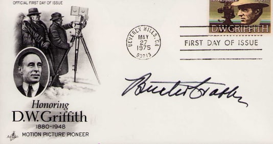 Buster Crabbe signature on FDC