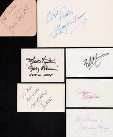 Lost in Space cast set of signatures