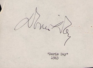 Doris Day signature