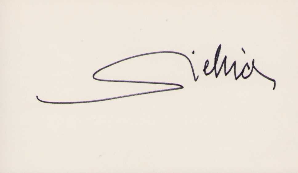 Marlene Dietrich signature: A signed card by the film legend Certificate of AuthenticityEVERY item in this auction comes with at minimum a fully illustrated and serial numbered COA signed by the worlds leading authenticator in E