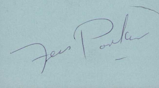 Fess Parker signature (1 of 1)