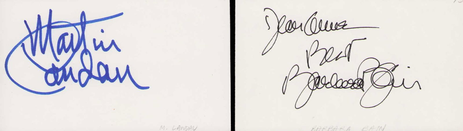 Space 1999 set of signatures (1 of 1)