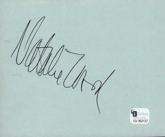 Natalie Wood signature