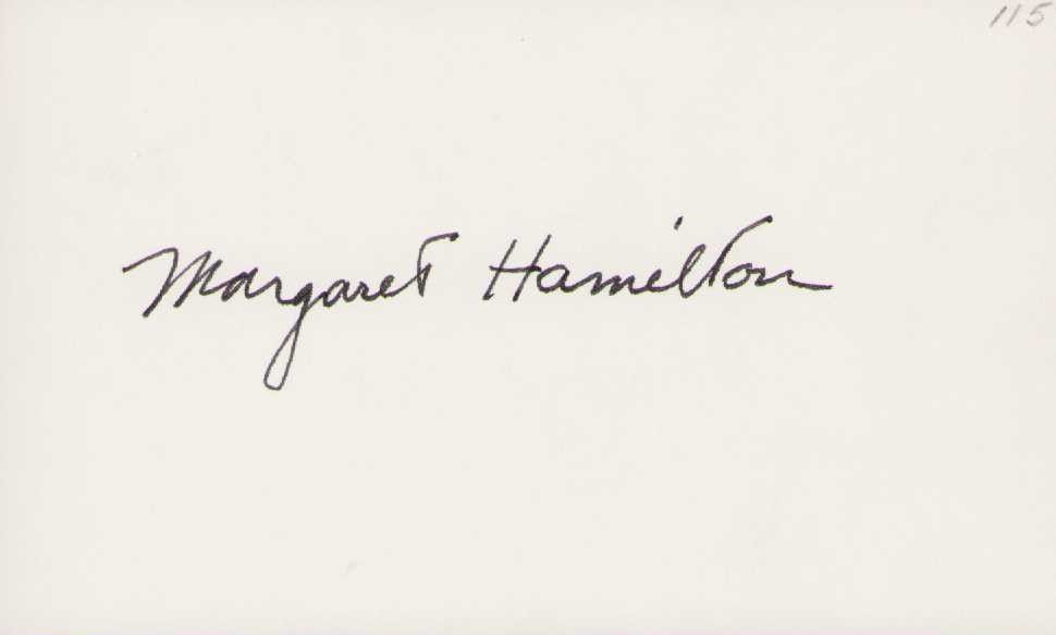 Margaret Hamilton Wizard of Oz signature (1 of 1)