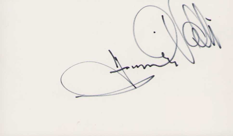Frankie Valli signature (1 of 1)