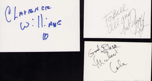 Mod Squad set of signatures
