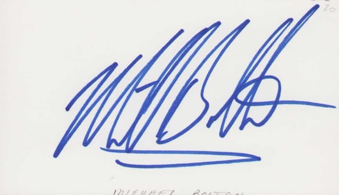 Michael Bolton signature