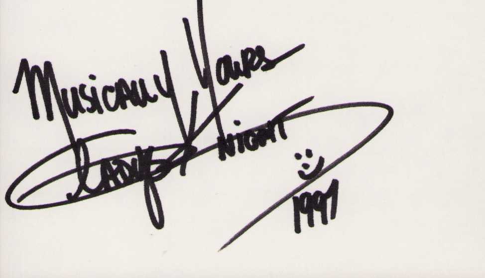 Gladys Knight signature (1 of 1)