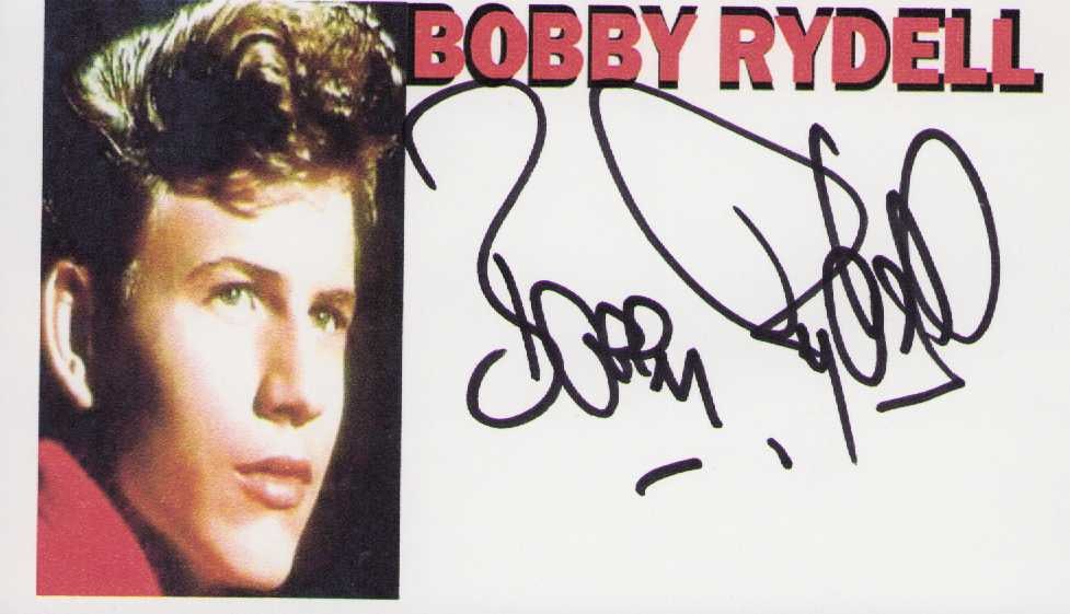Bobby Rydell signature (1 of 1)