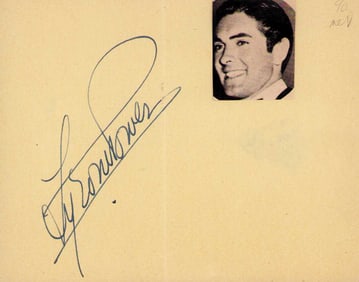 Tyrone Power signature