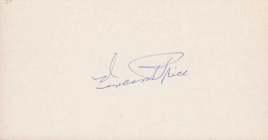 Vincent Price signature