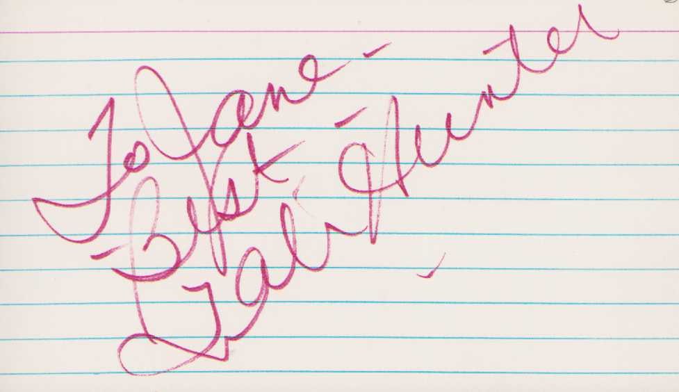 Tab Hunter signature (1 of 1)