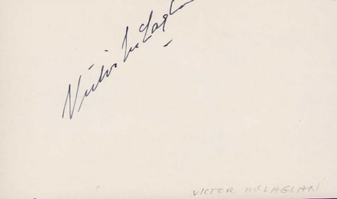 Victor McLaglen signature