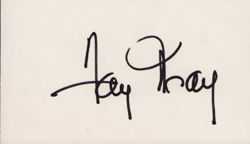 Fay Wray signature