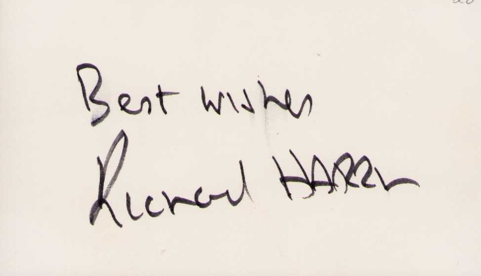 Richard Harris signature Harry Potter (1 of 1)