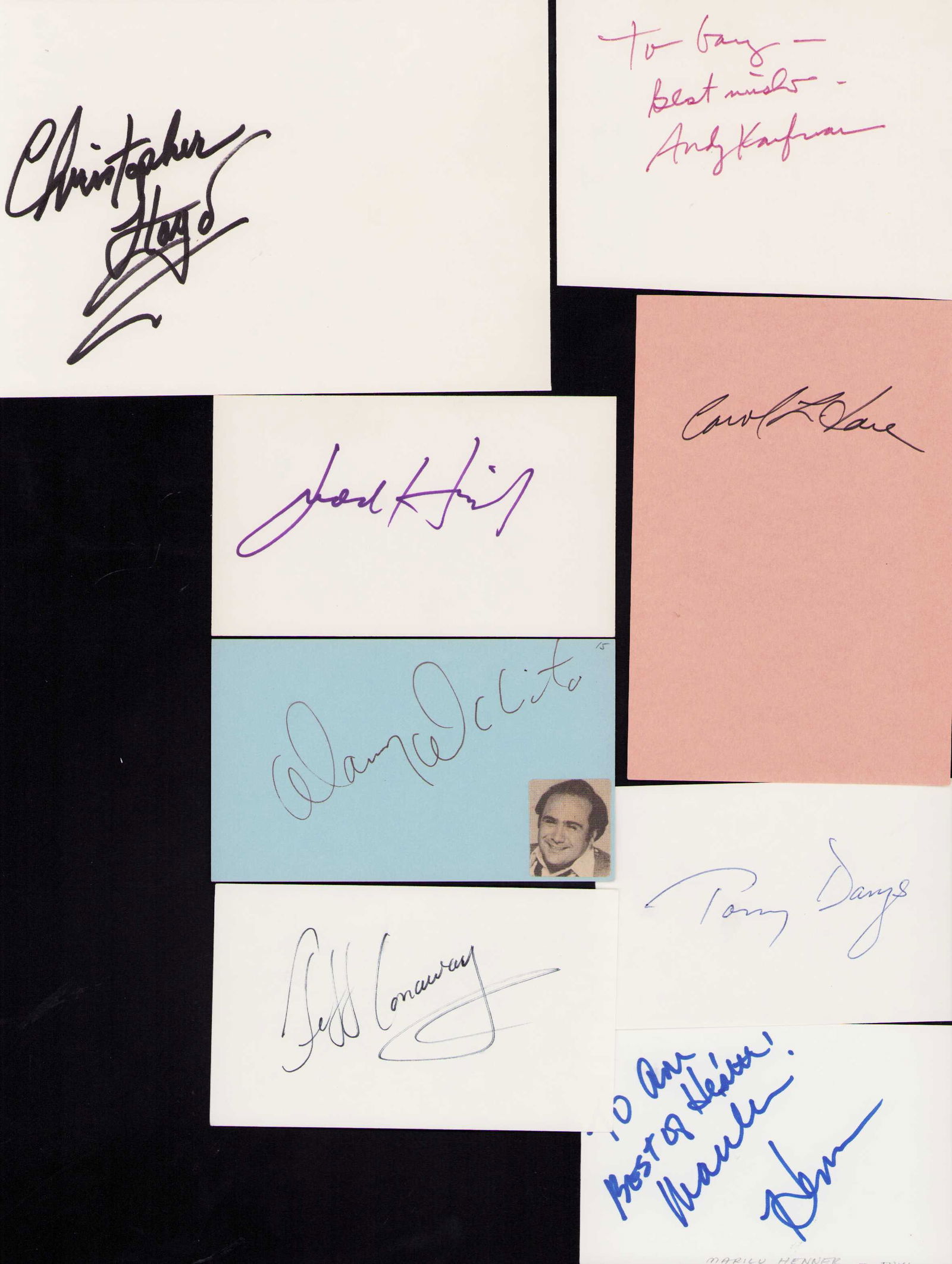 Taxi cast set of signatures (1 of 1)
