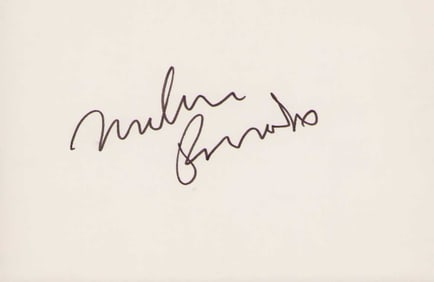 Marlon Brando signature