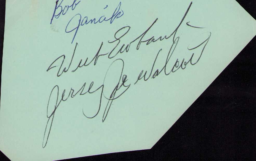Jersey Joe Walcott signature (1 of 1)