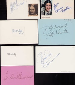 The Waltons set of cast signatures