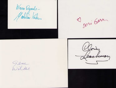 Young Frankenstein set of cast signatures