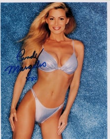 Cindy Margolis signed photograph