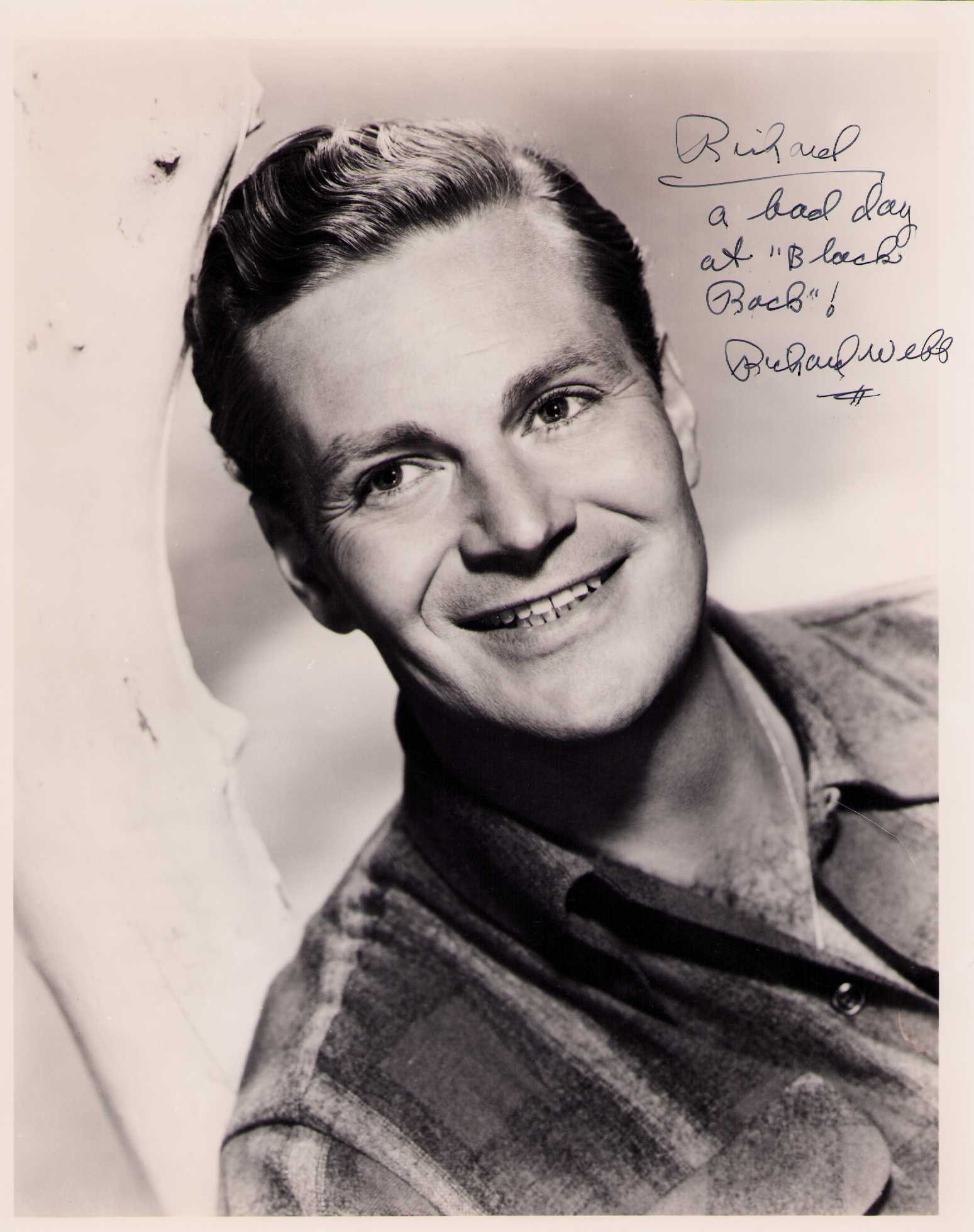 Richard Webb signed photograph (1 of 1)