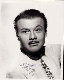 Turhan Bey signed photograph