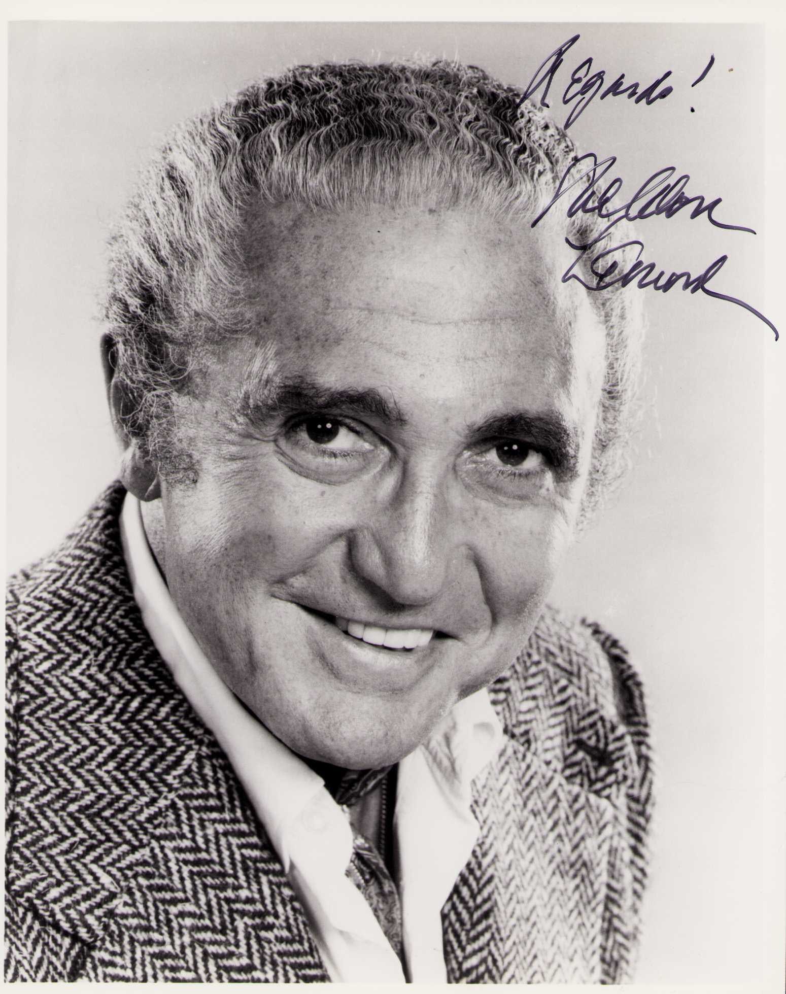Sheldon Leonard signed photograph (1 of 1)