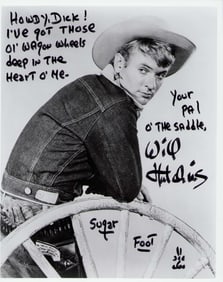 Will Hutchins signed photograph