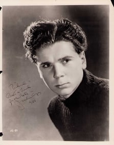 Jackie Cooper signed photograph