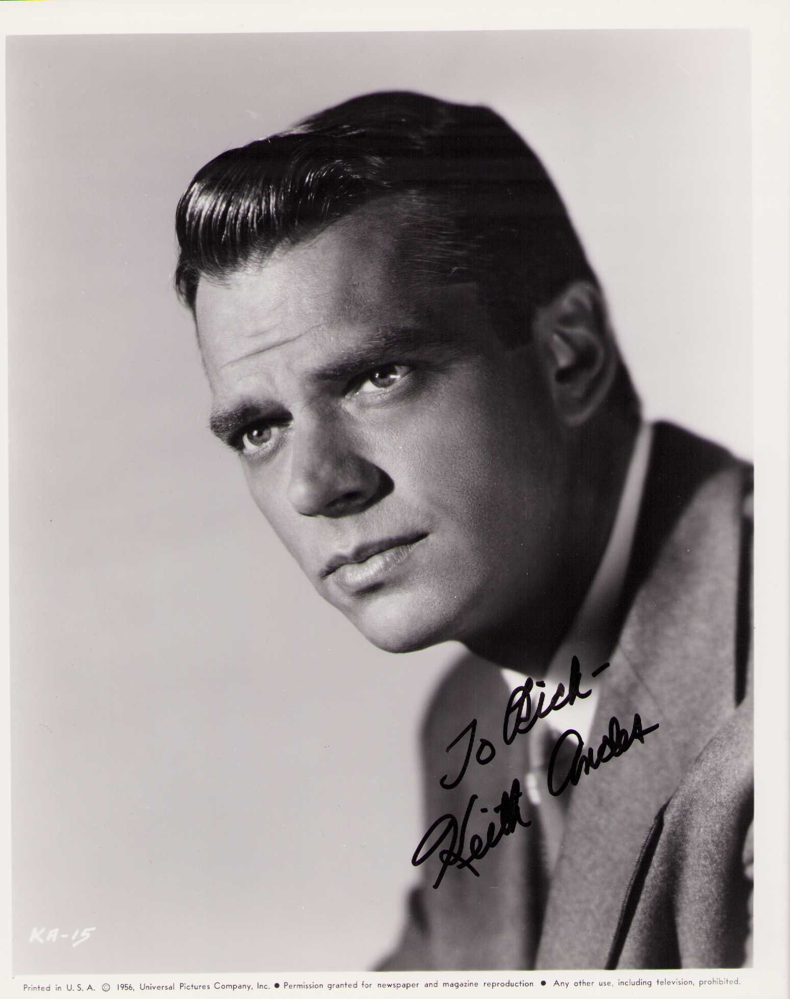 Keith Andes signed photograph (1 of 1)